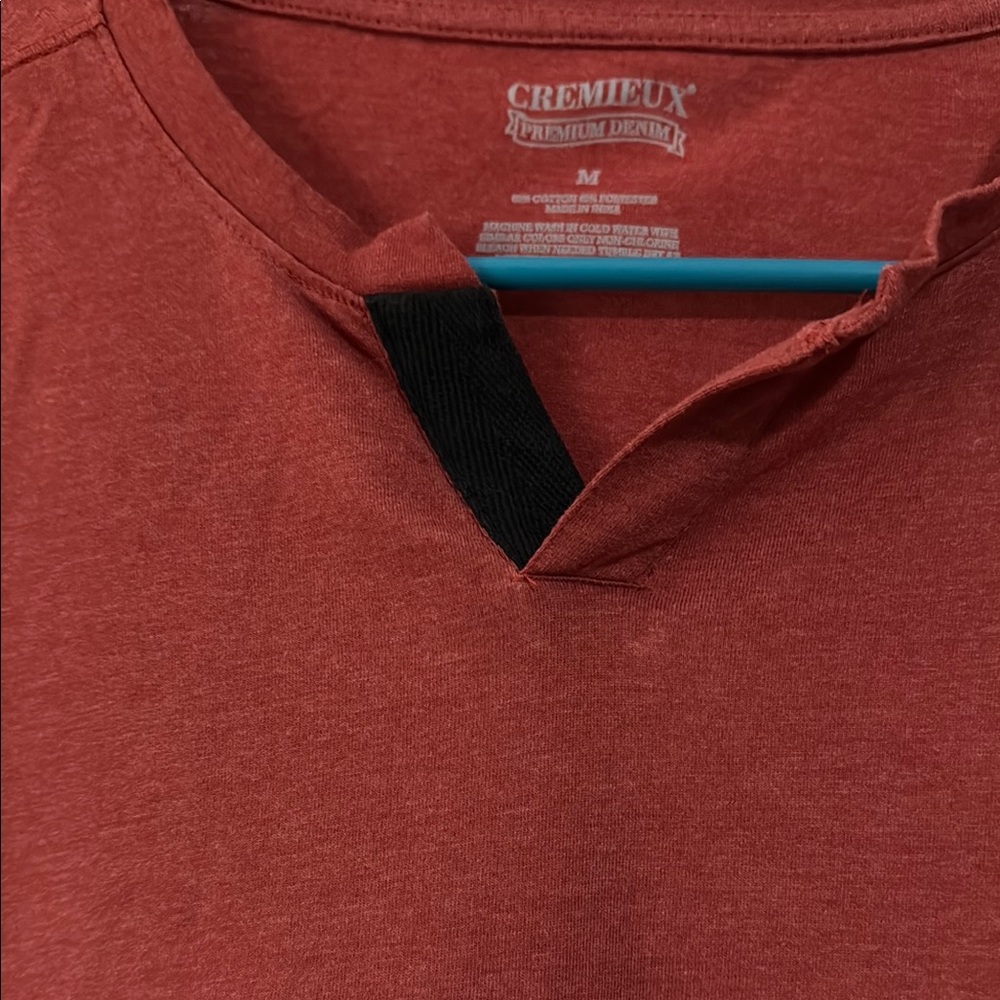 Daniel Cremieux Red Short Sleeve Tee Casual Comfort